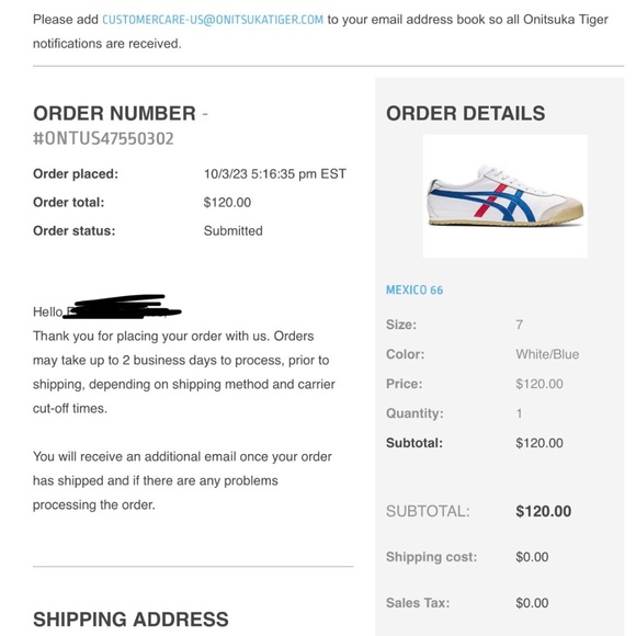 Authentic Onitsuka Tiger by ASICS Mexico 66 - Picture 6 of 6